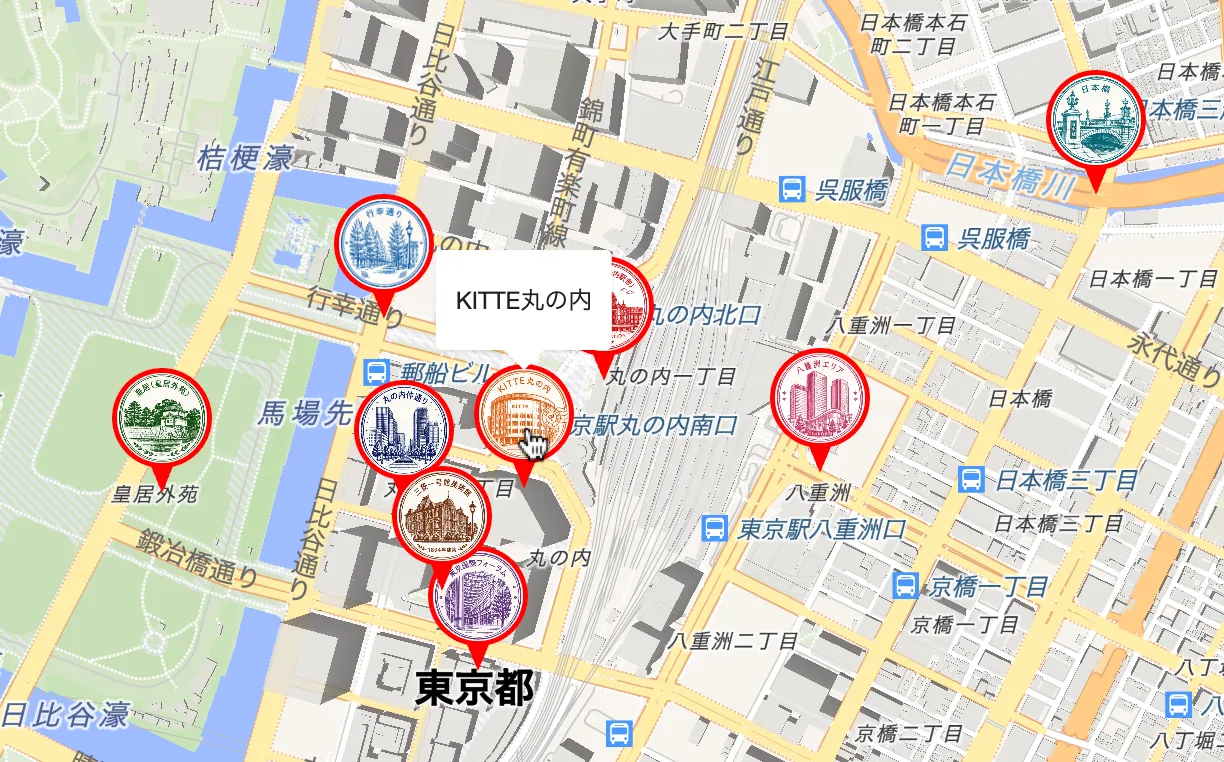 スタンプスポットの設置